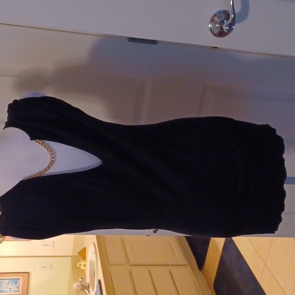 🌺 Cache Elegant Black Sleeveless Sweater Top - Picture 5 of 9